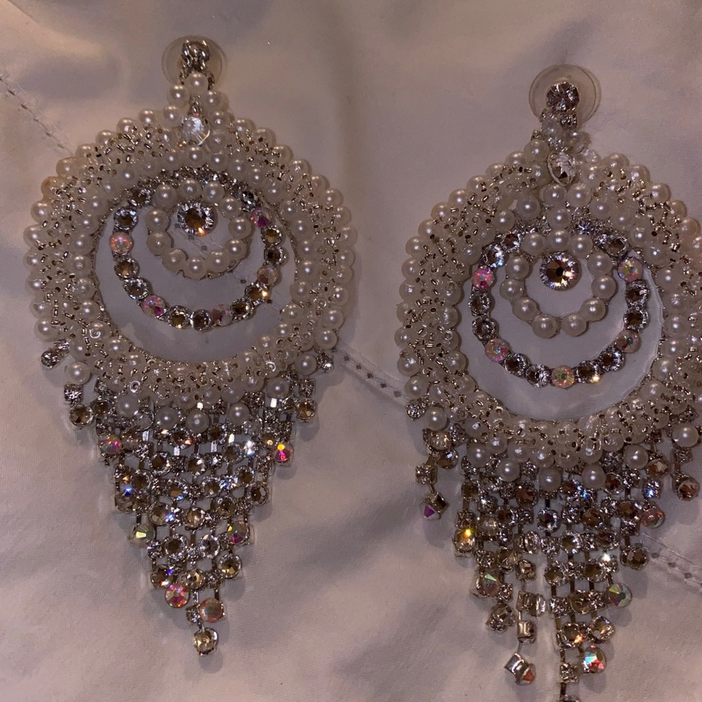Custom made pageant earrings